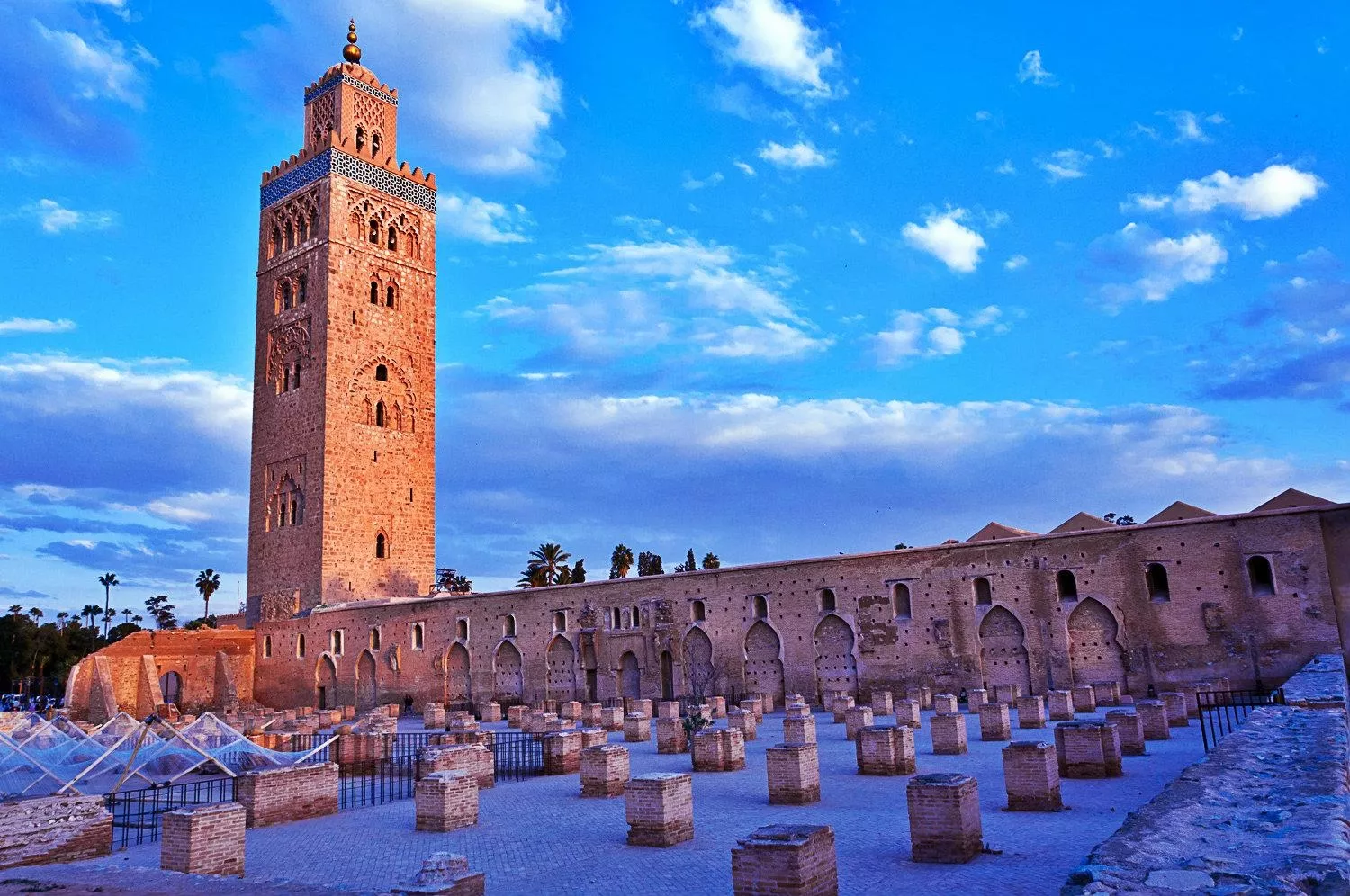 must-visit cities in Morocco Marrakech Djemaa el-Fna medina Koutoubia mosque